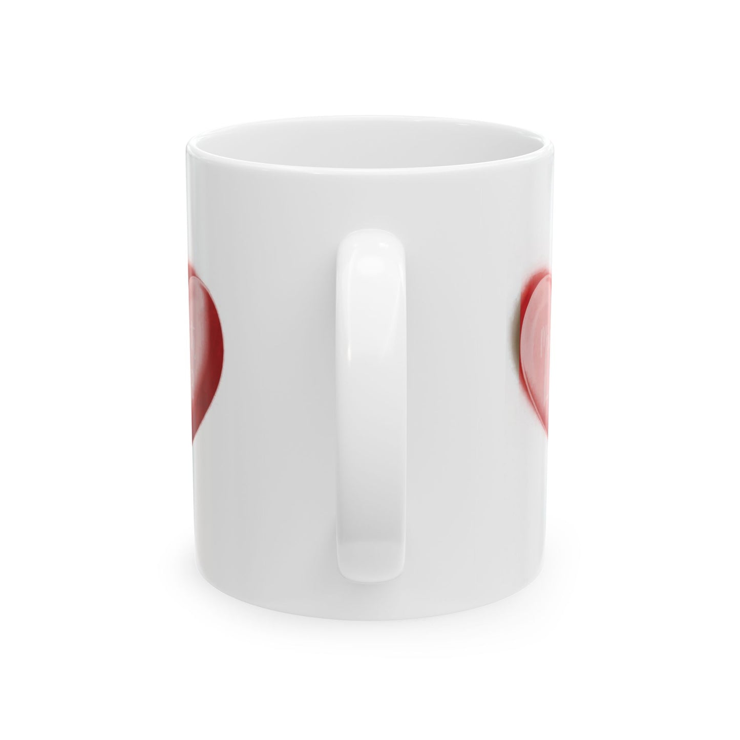 Warm Heart Ceramic Mug – Perfect for Valentine's Day, Sentimental Gifts, and Cozy Moments