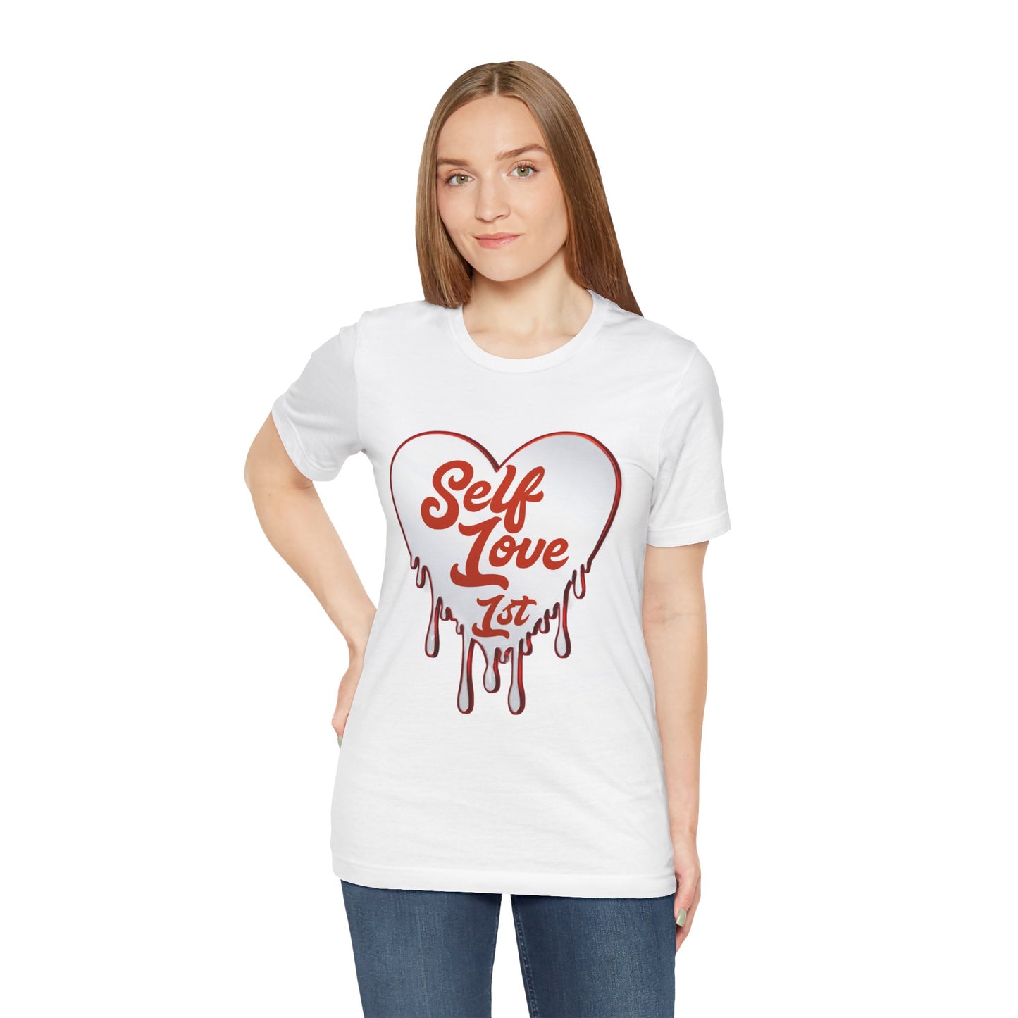Self Love First Unisex Jersey Tee - Feel Good Fashion for Self-Care Enthusiasts