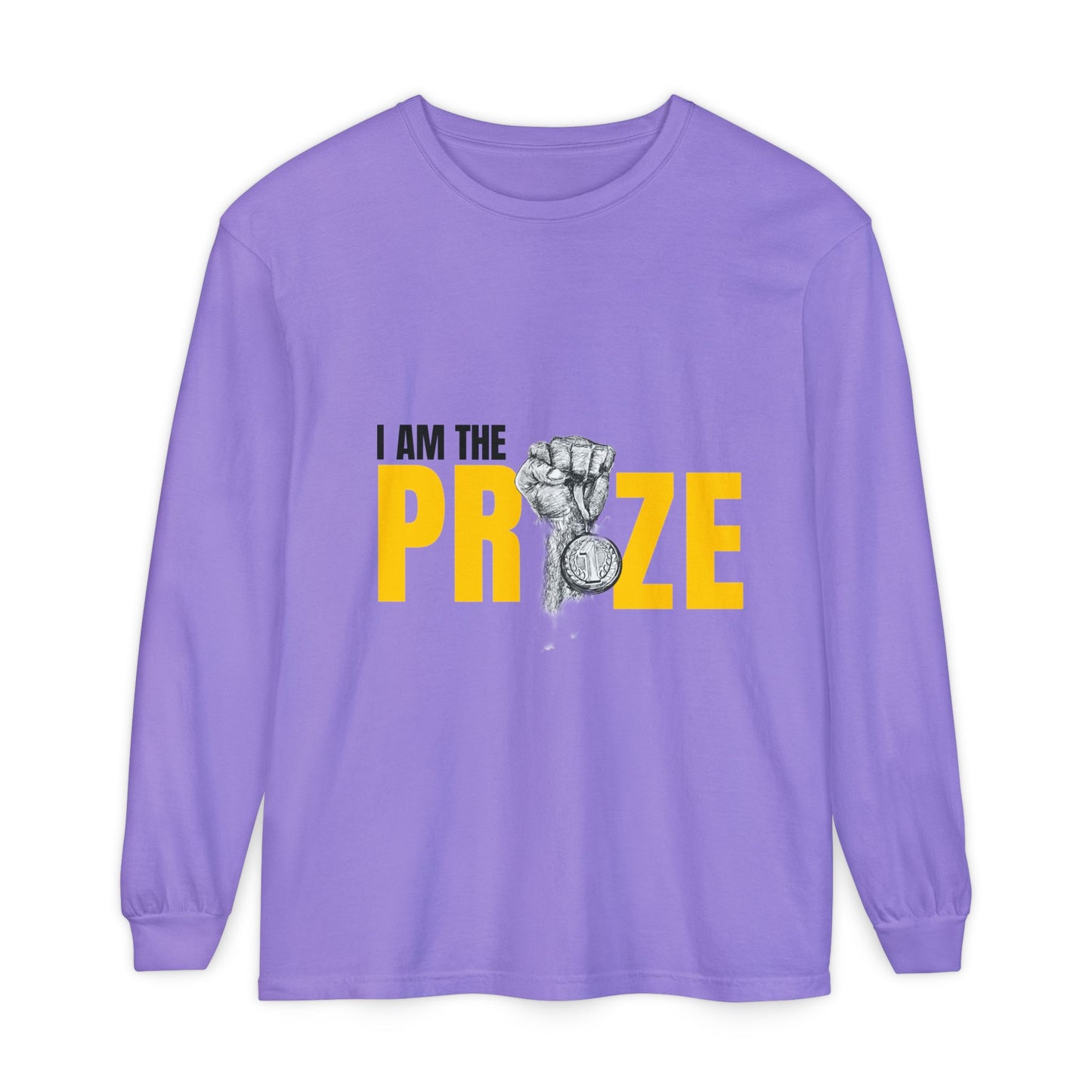 I Am the Prize Long Sleeve T-Shirt - Motivational Unisex Apparel