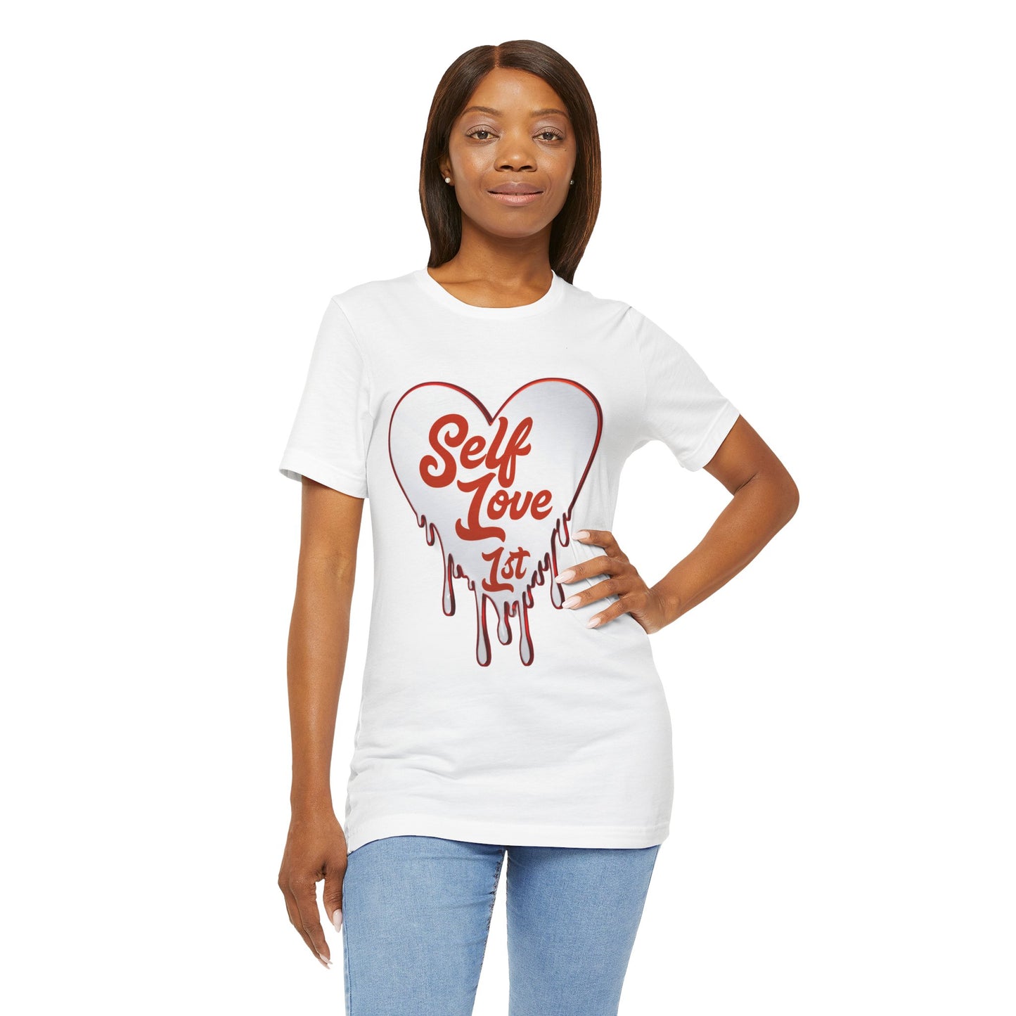 Self Love First Unisex Jersey Tee - Feel Good Fashion for Self-Care Enthusiasts