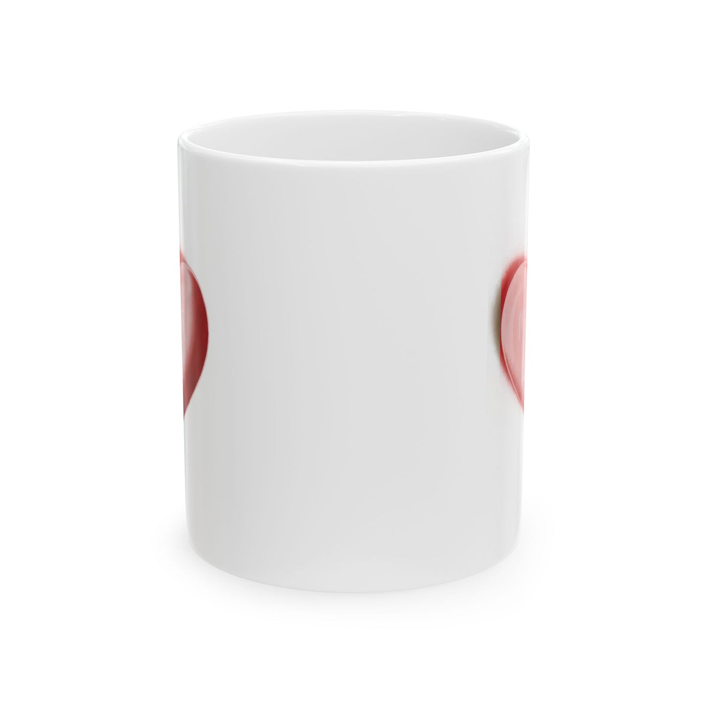 Warm Heart Ceramic Mug – Perfect for Valentine's Day, Sentimental Gifts, and Cozy Moments