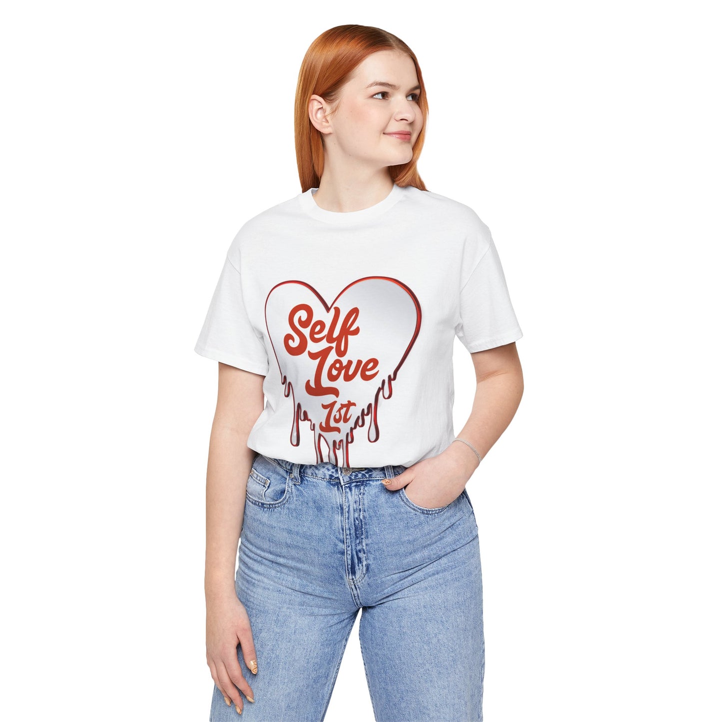 Self Love First Unisex Jersey Tee - Feel Good Fashion for Self-Care Enthusiasts
