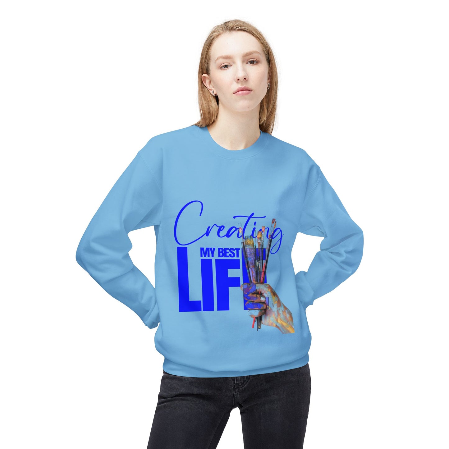 Creating My Best Life Crewneck Sweatshirt