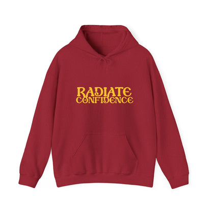Radiate Confidence Hoodie - Unisex Heavy Blend Sweatshirt