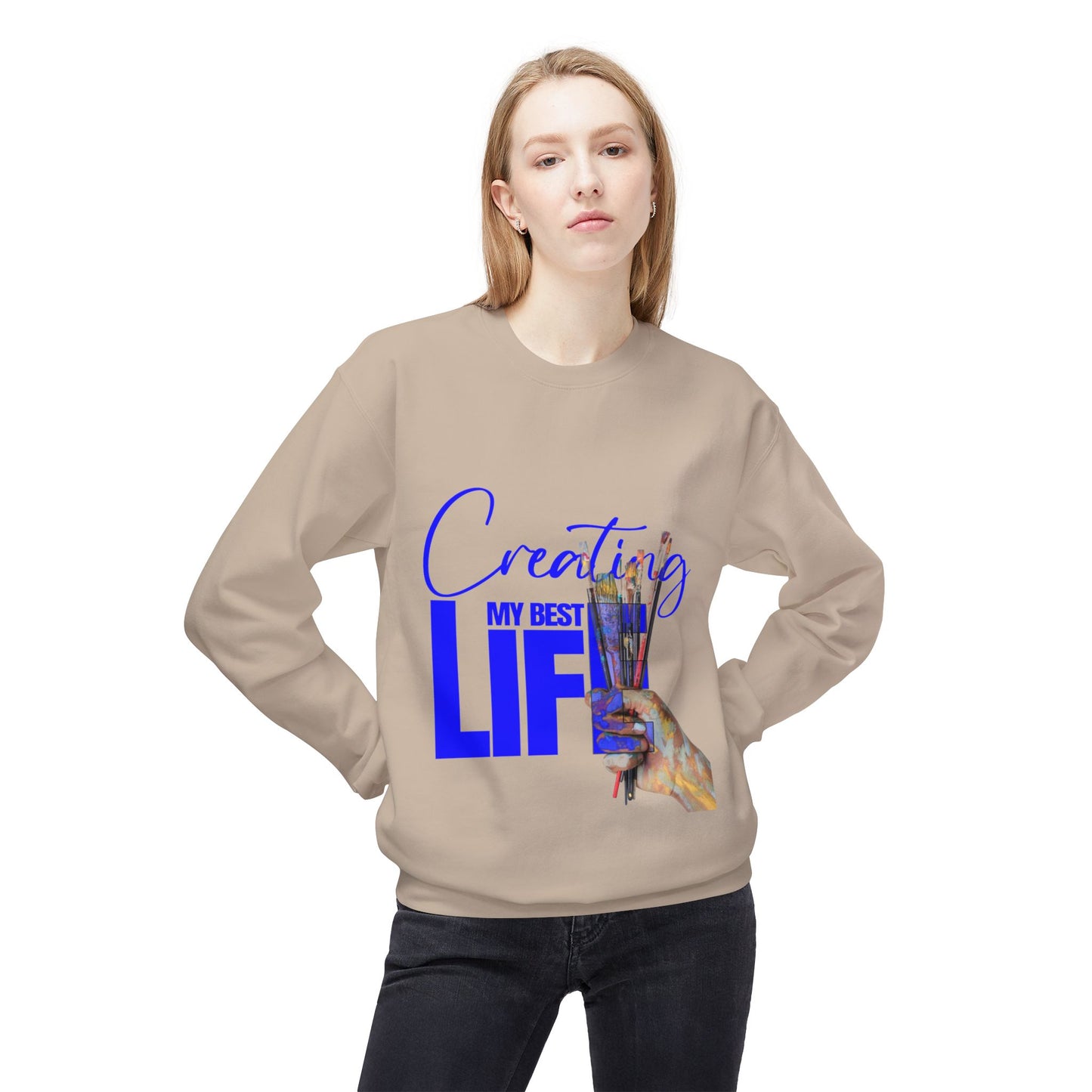 Creating My Best Life Crewneck Sweatshirt