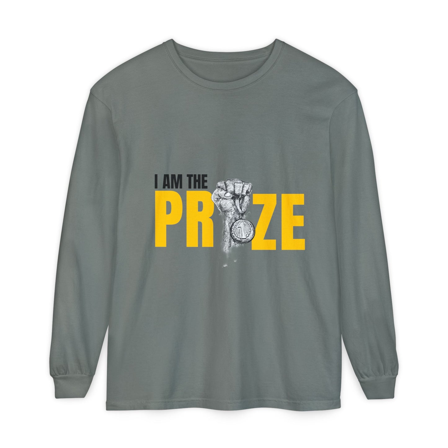 I Am the Prize Long Sleeve T-Shirt - Motivational Unisex Apparel