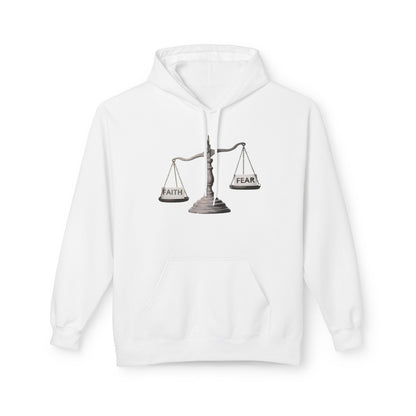 Faith vs Fear Graphic Hoodie for a Positive Mindset