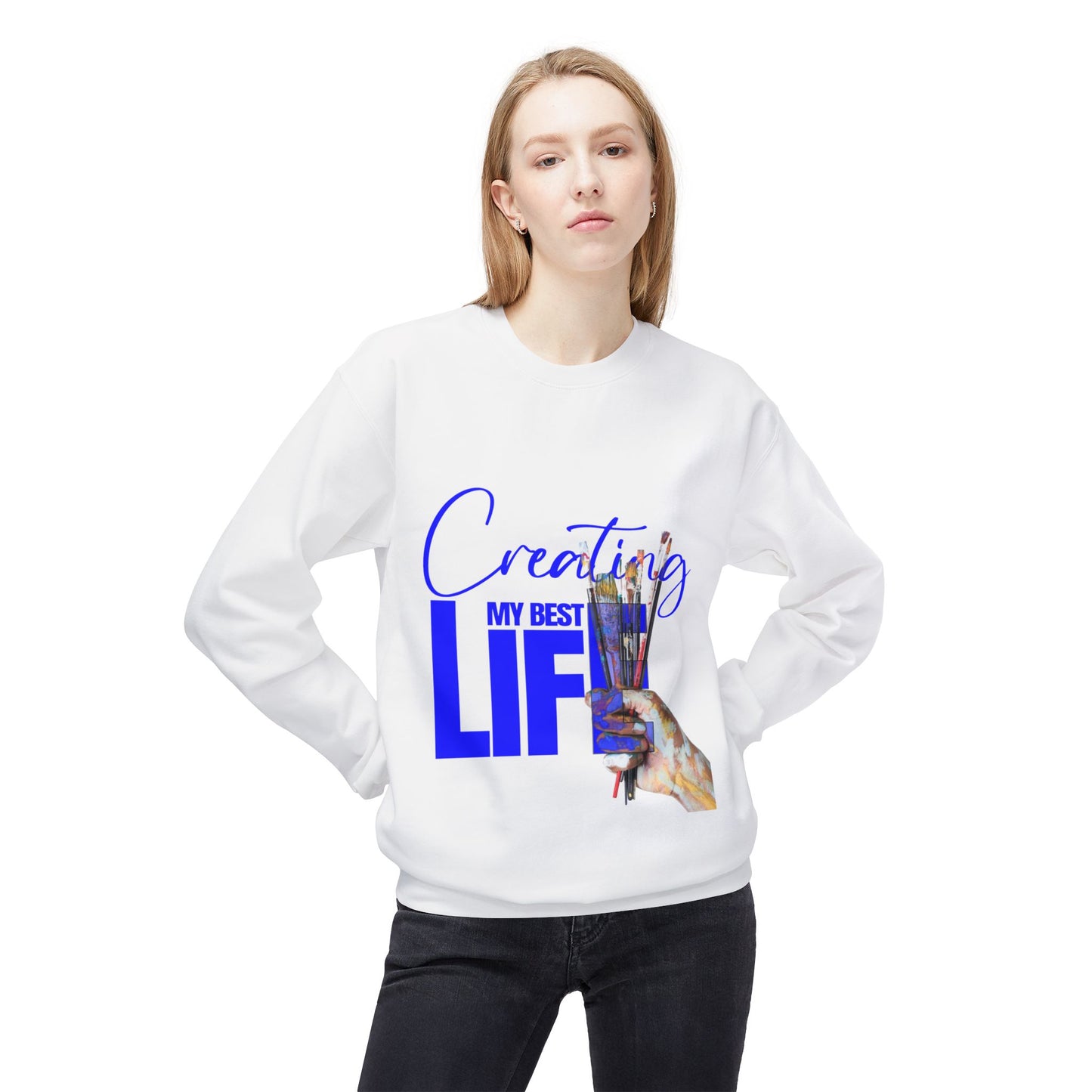 Creating My Best Life Crewneck Sweatshirt