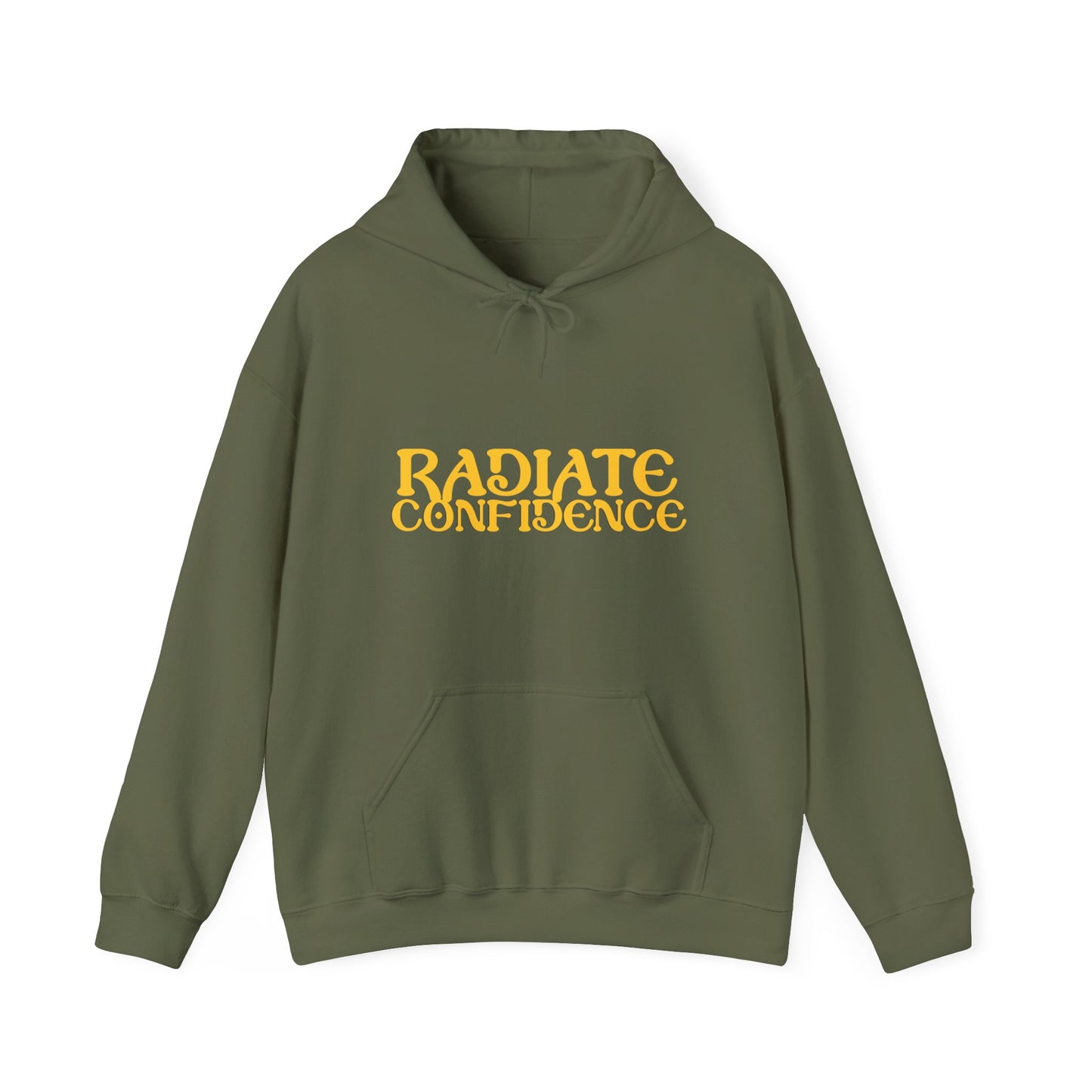 Radiate Confidence Hoodie - Unisex Heavy Blend Sweatshirt
