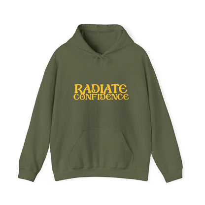 Radiate Confidence Hoodie - Unisex Heavy Blend Sweatshirt