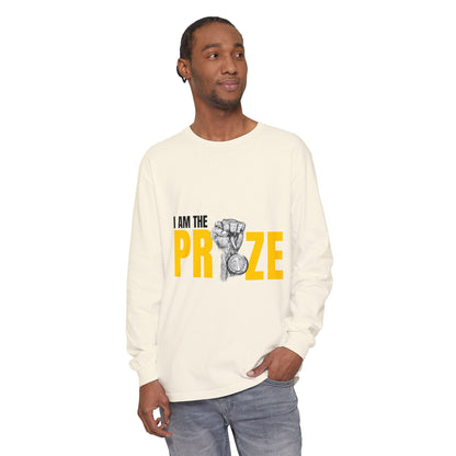 I Am the Prize Long Sleeve T-Shirt - Motivational Unisex Apparel
