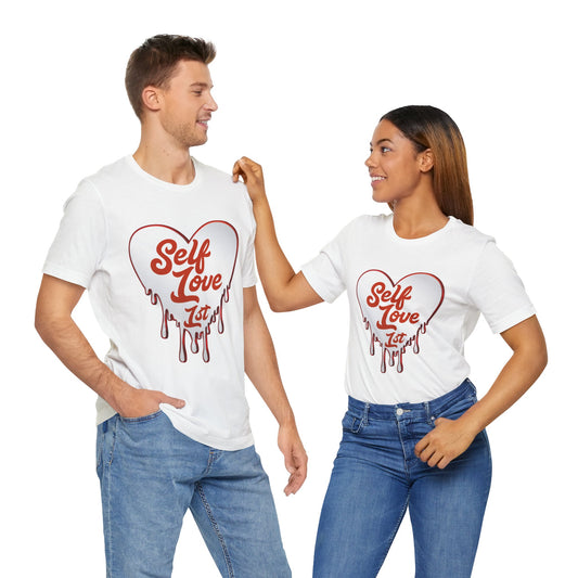 Self Love First Unisex Jersey Tee - Feel Good Fashion for Self-Care Enthusiasts