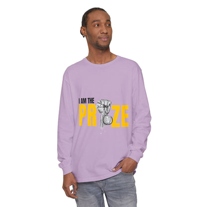 I Am the Prize Long Sleeve T-Shirt - Motivational Unisex Apparel