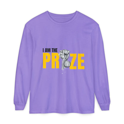 I Am the Prize Long Sleeve T-Shirt - Motivational Unisex Apparel