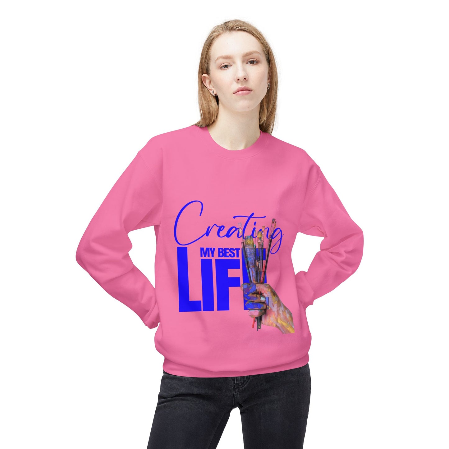 Creating My Best Life Crewneck Sweatshirt