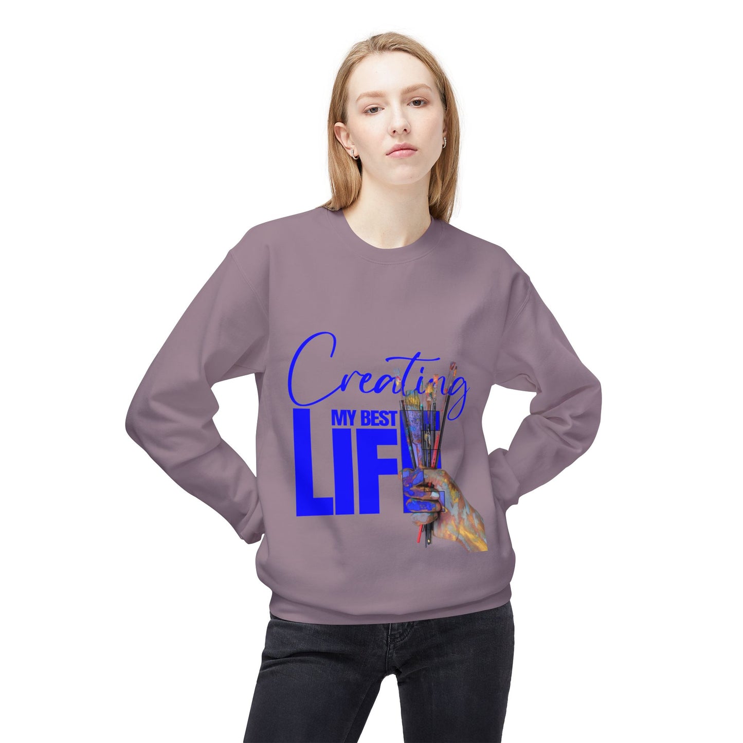 Creating My Best Life Crewneck Sweatshirt